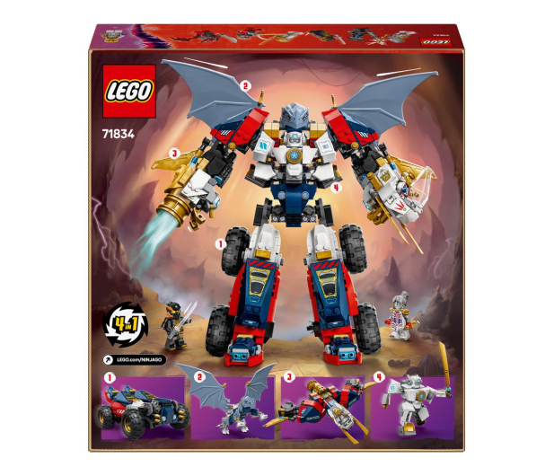 LEGO Ninjago 71834 Wielofunkcyjny ultramech Zane’a - 1284230 - zdjęcie 6